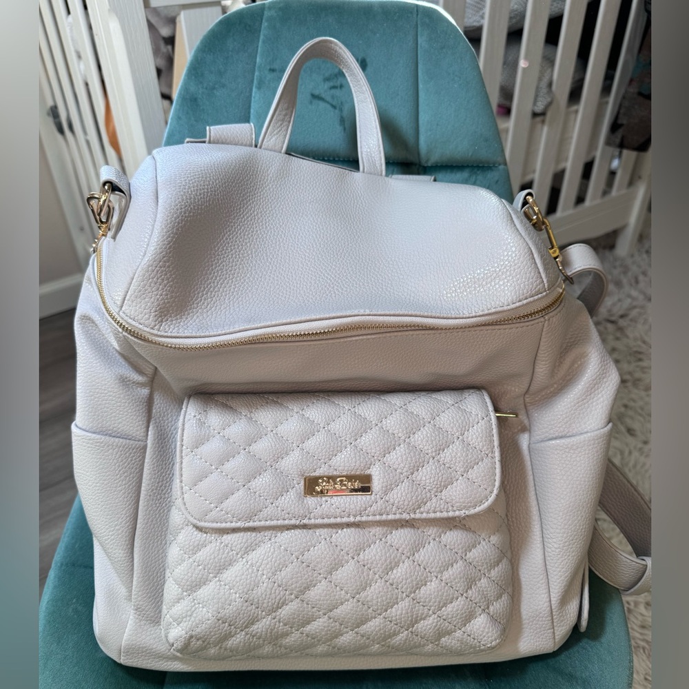 MONACO DIAPER BAG | STONE GREY - Picture 2 of 6